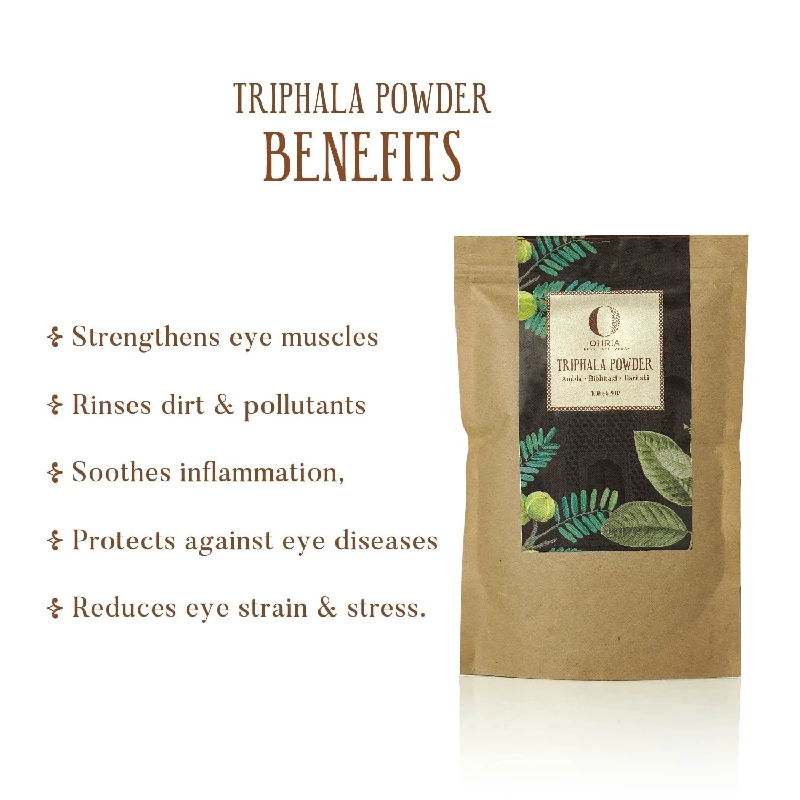 Ohria Ayurveda Triphala Powder Reduces Eye Strain & Stress - Image 2