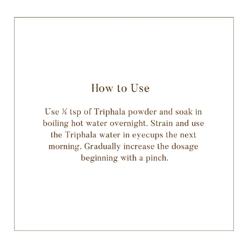 Ohria Ayurveda Triphala Powder Reduces Eye Strain & Stress - Image 4