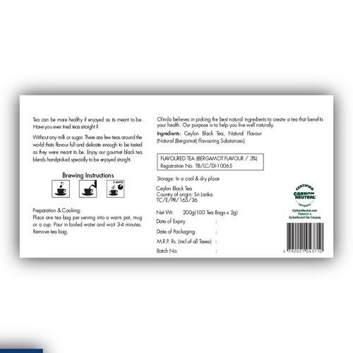 Olinda Earl Grey Tea - Bergamot & Mild Citrrusy Flavour - Image 3