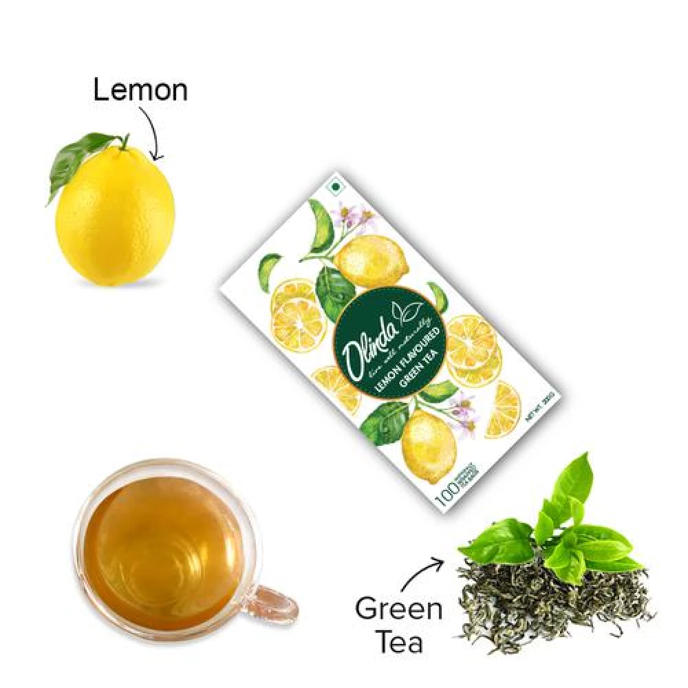 Olinda Green Tea - Lemon Flavoured - Image 4