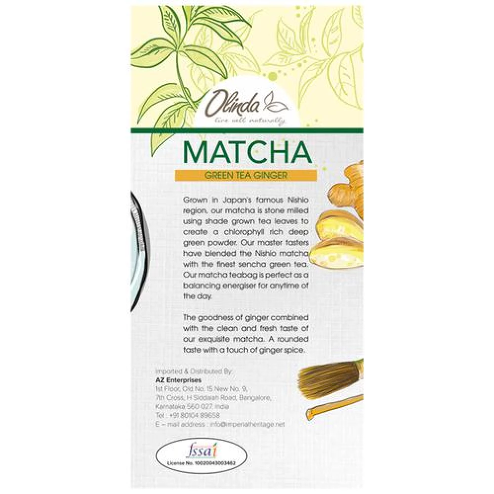 Olinda Matcha Ginger Green Tea - Image 3