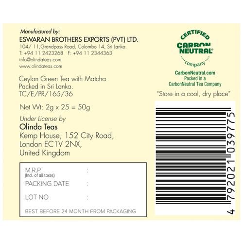 Olinda Matcha Ginger Green Tea - Image 8