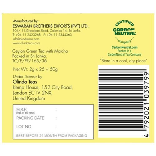 Olinda Matcha Lemon Green Tea - Image 8
