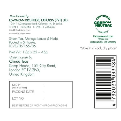 Olinda Moringa Citrus Fruits Tea - Image 3