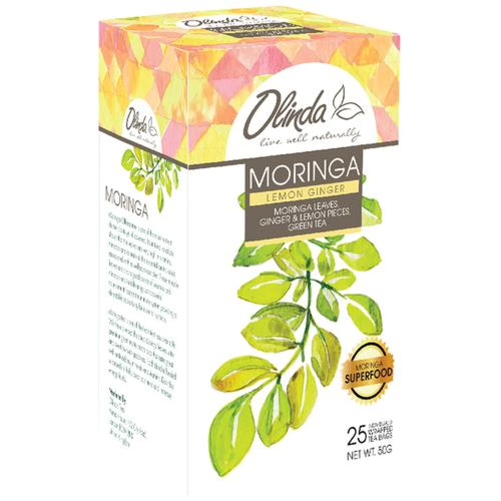 Olinda Moringa Lemon Ginger Tea - Image 2