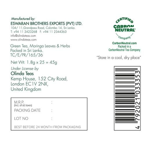 Olinda Moringa Lemon Ginger Tea - Image 3