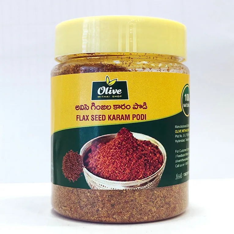 Olive Mithai Flaxseed Karam