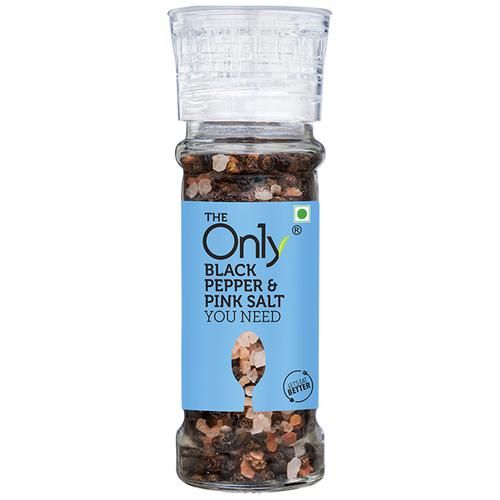On1y Black Pepper & Pink Salt Grinder On1y Black Pepper & Pink Salt Grinder--80 g