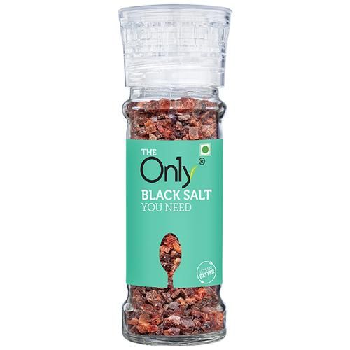 On1y Black Salt Grinder On1y Black Salt Grinder--100 g Glass Bottle
