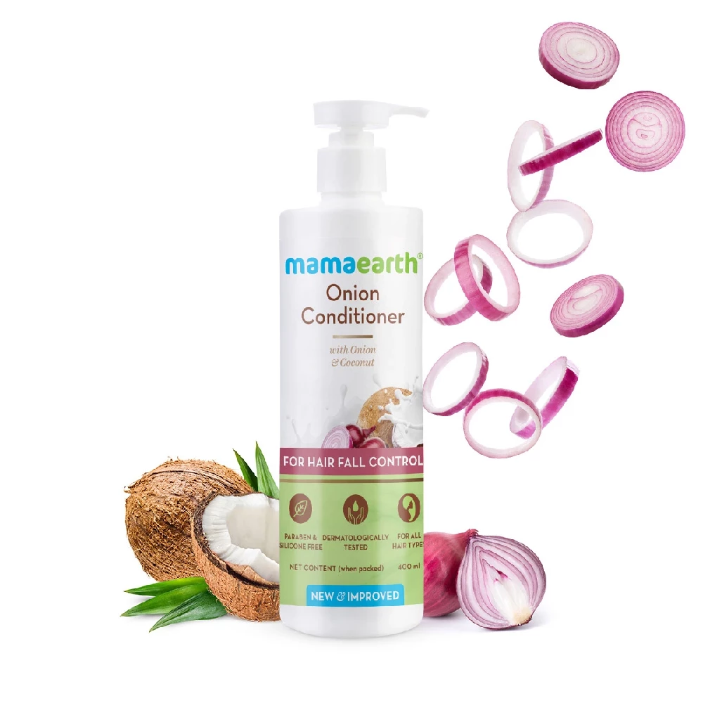 Onion Conditioner for Hair Growth and Hair Fall Control with Onion and Coconut Onion Conditioner for Hair Growth and Hair Fall Control with Onion and Coconut-Pack Size-400 ml