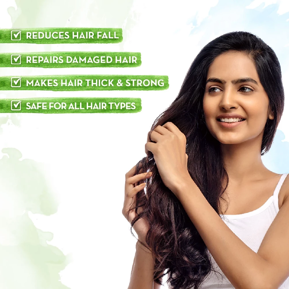 Onion Hair Mask, For Hair Fall Control, With Onion Oil and Organic Bamboo Vinegar - Image 3