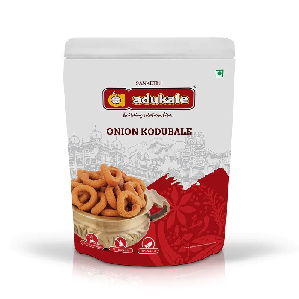 Adukale Onion Kodubale Adukale Onion Kodubale-Pack Size-180 g