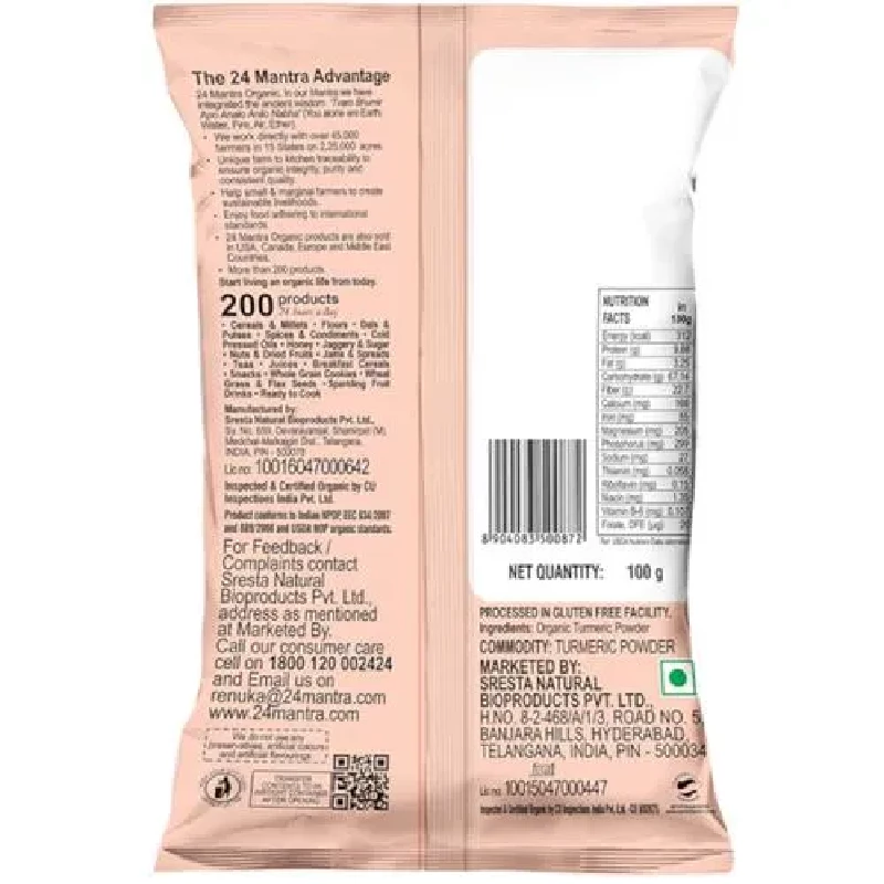 24 Mantra Organic - Turmeric Powder - Image 9