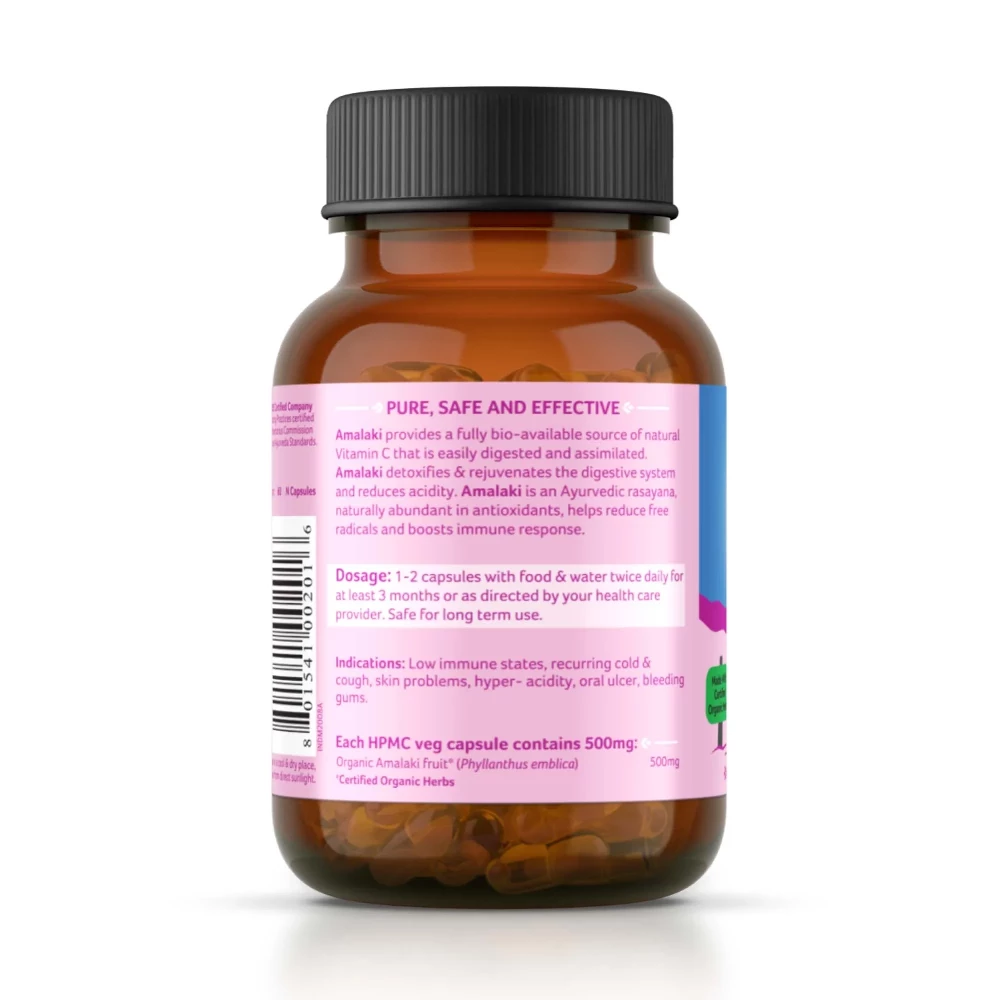 Organic India Amalaki Capsules - Image 8