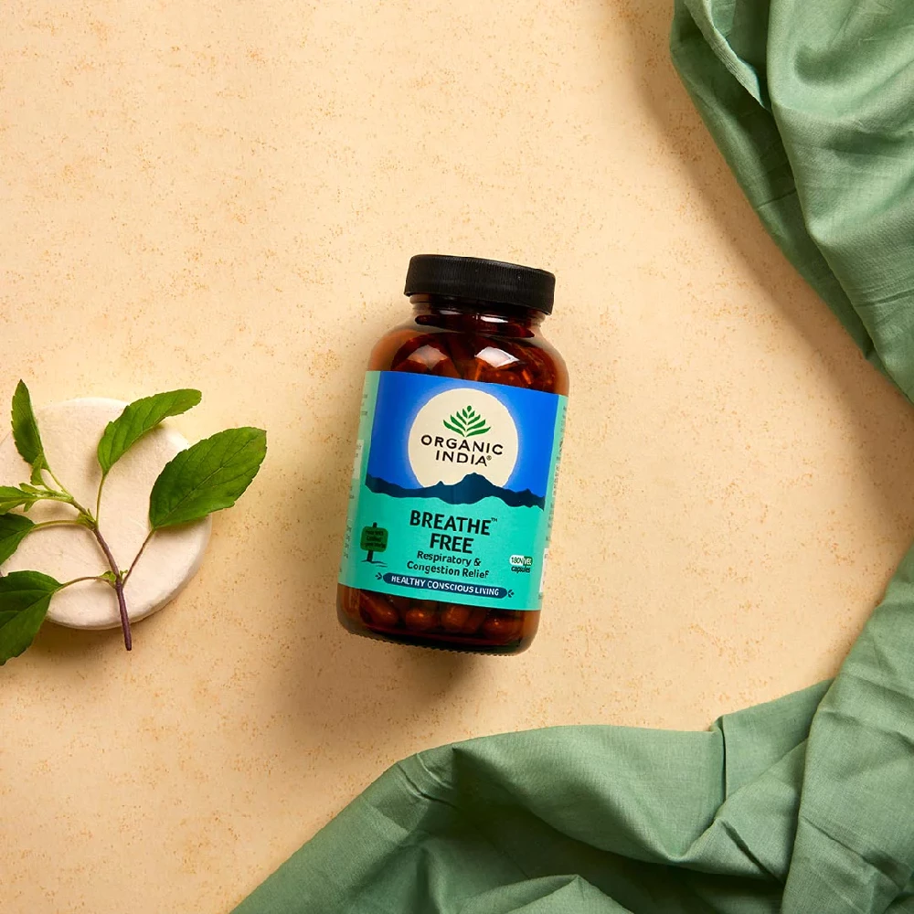 Organic India Breathe Free Capsules