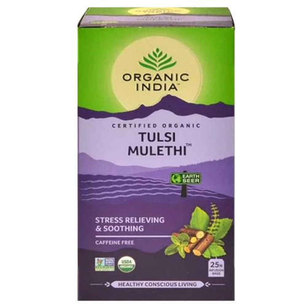 Organic India Infusion Tea Tulsi Mulethi