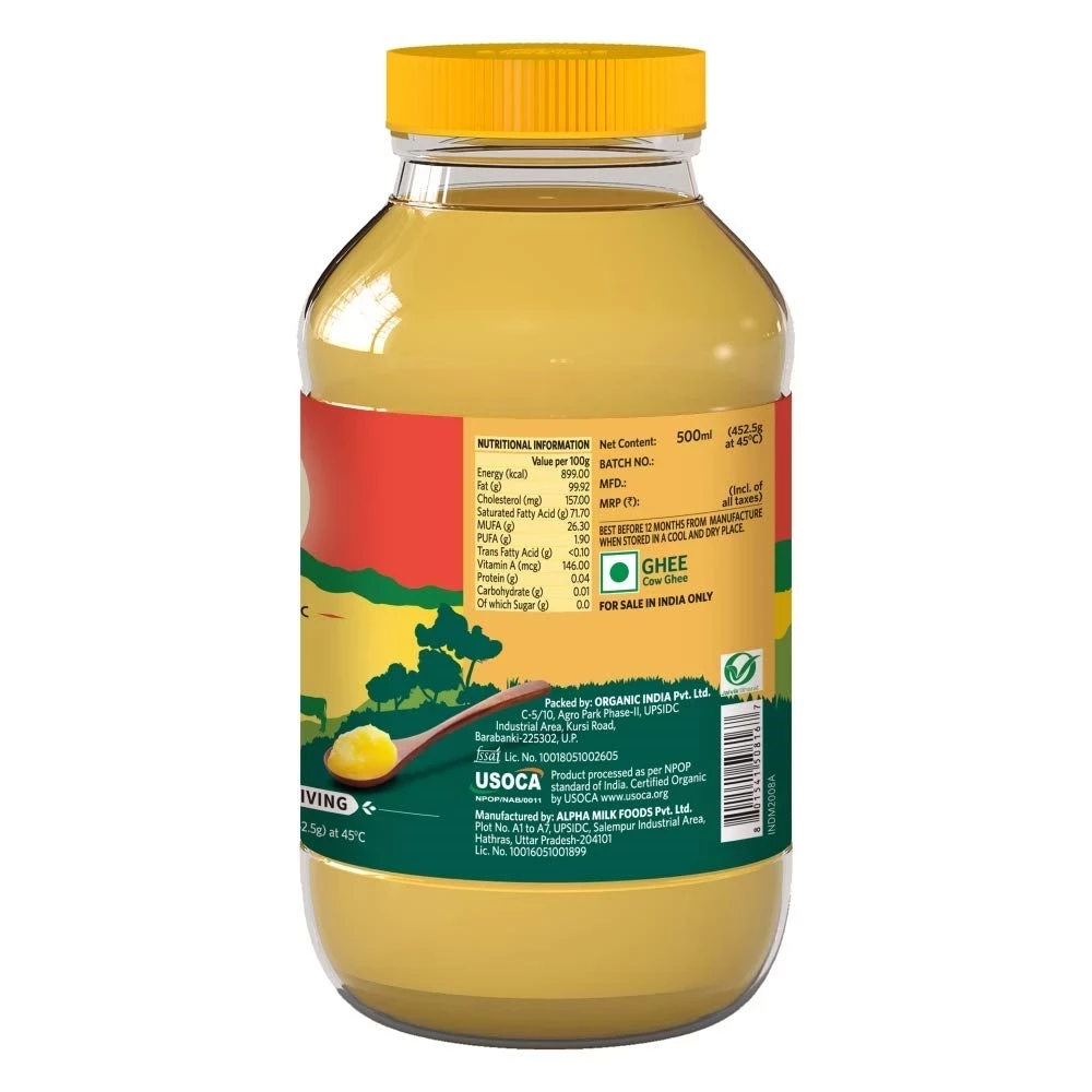 Organic India Organic Cow Ghee - Image 3