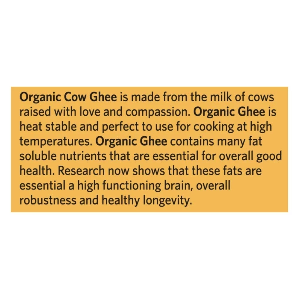 Organic India Organic Cow Ghee - Image 4