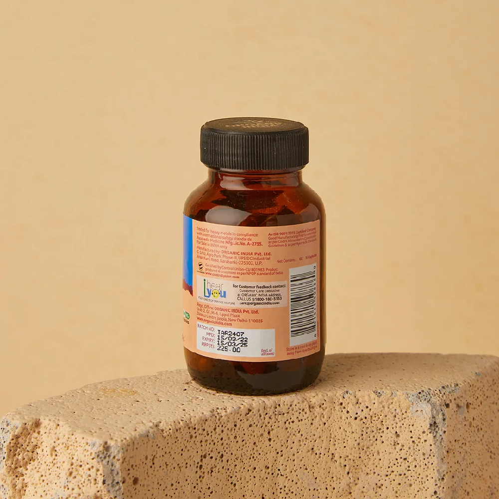 Organic India Sugar Balance Capsules - Image 10
