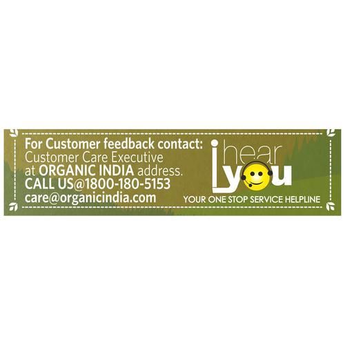 Organic India Tulsi Cinnamon Giloy Tea - Stress Relieving & Immunity Enhancing - Image 9