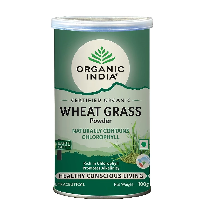 Organic India Wheat Grass Boost Stamina Powder - Image 1