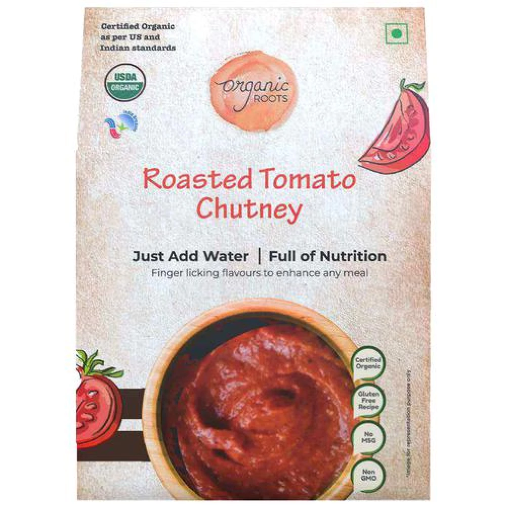 Organic Roots Roasted Tomato Chutney - Traditional Flavours - Image 2