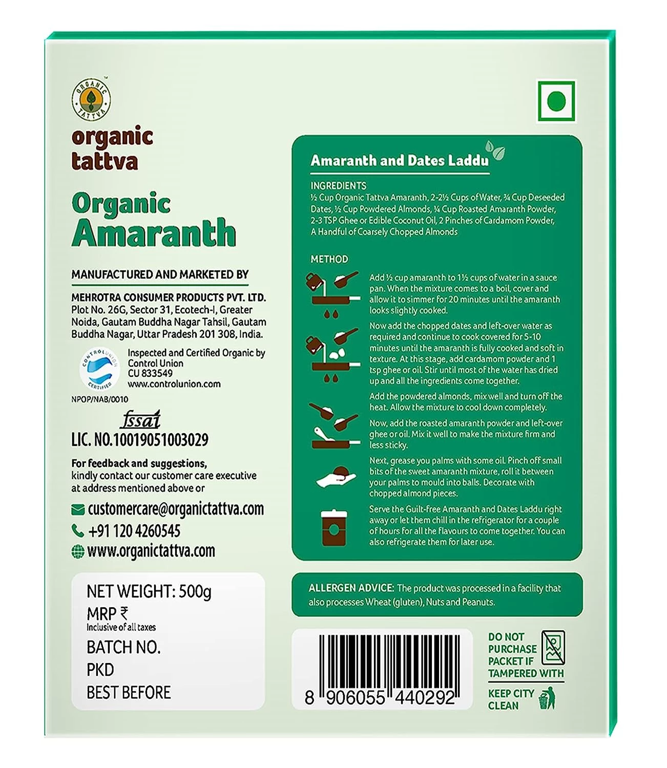 Organic Tattva Organic Amaranth Seeds - Image 2