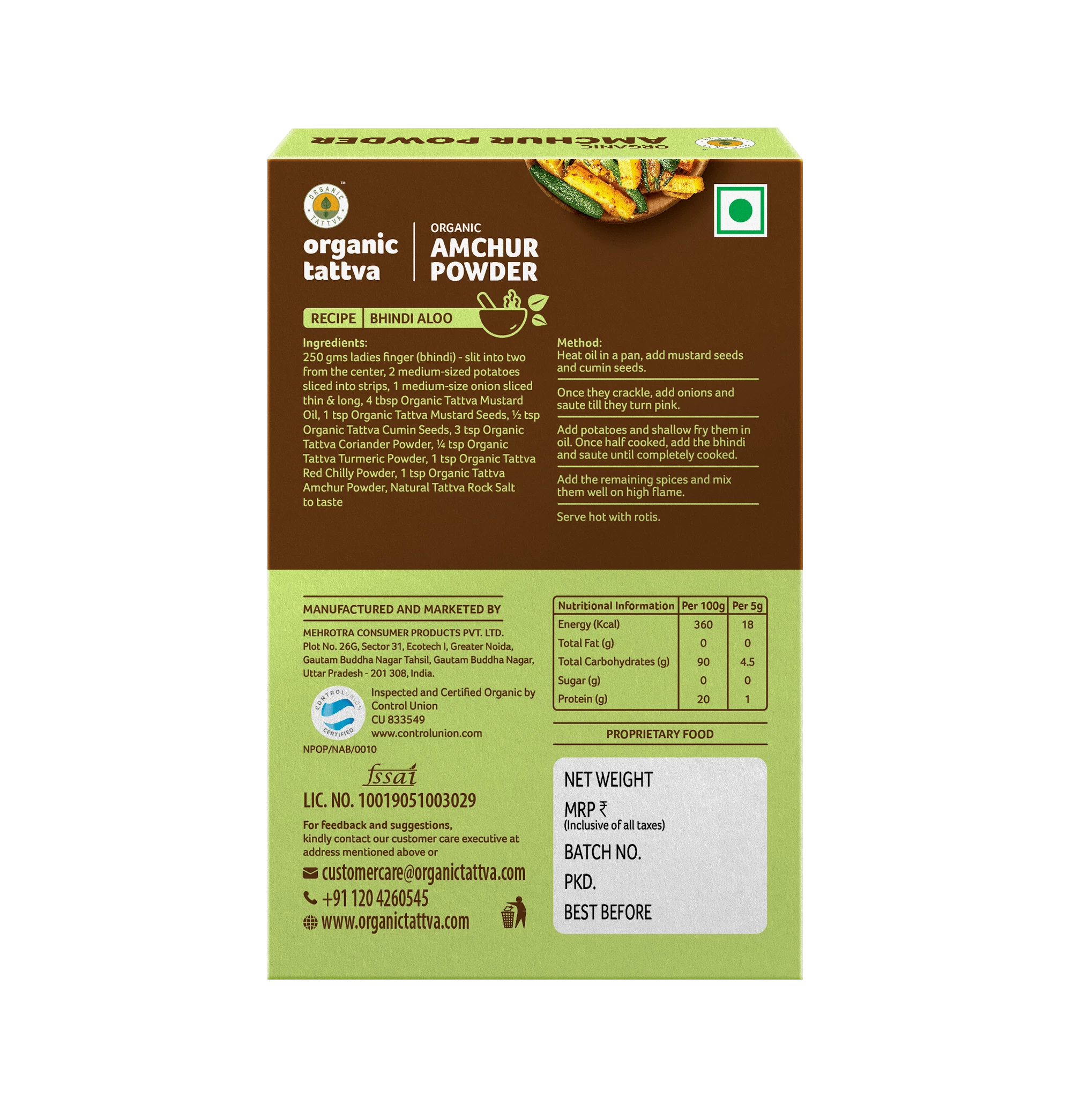 Organic Tattva Organic Amchur Powder - Image 2