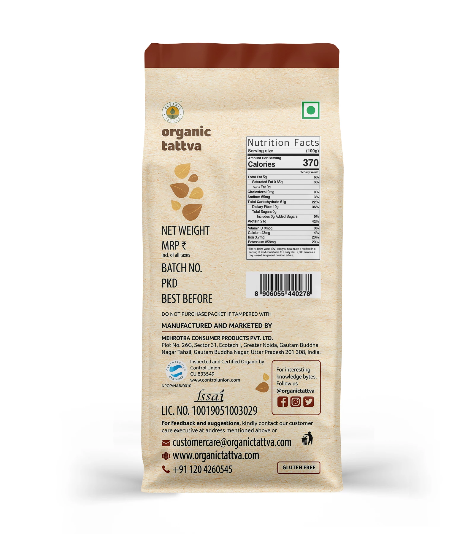 Organic Tattva Organic Besan - Image 3