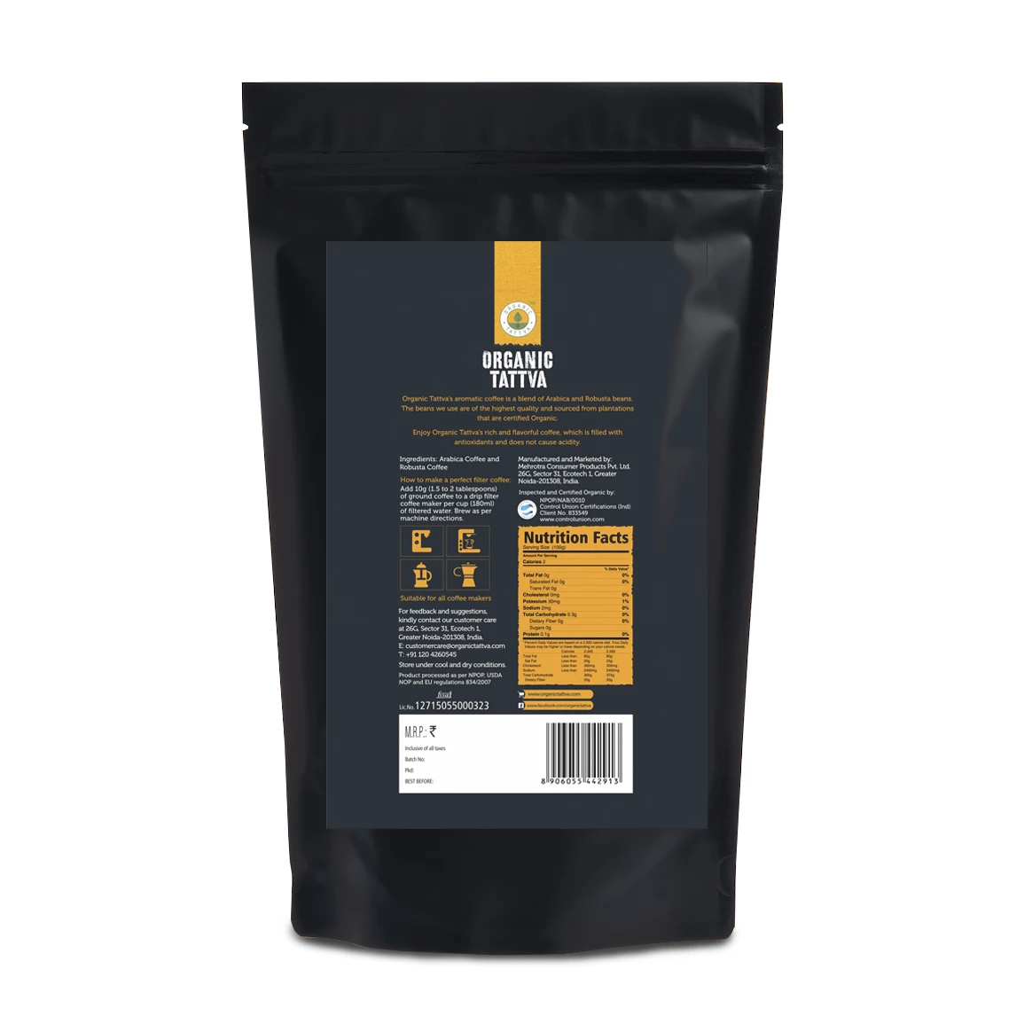Organic Tattva Organic Filter Coffee - Image 2