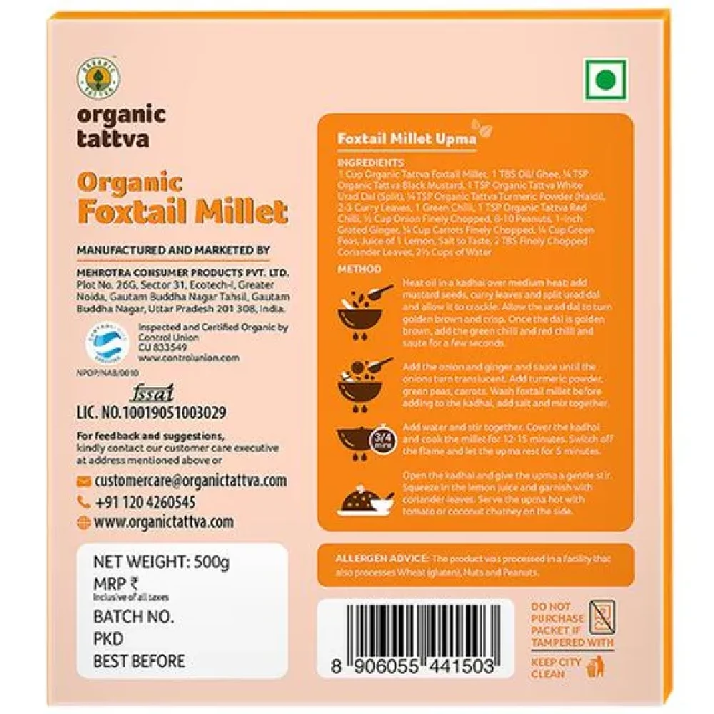 Organic Tattva Organic Foxtail Millet - Image 2