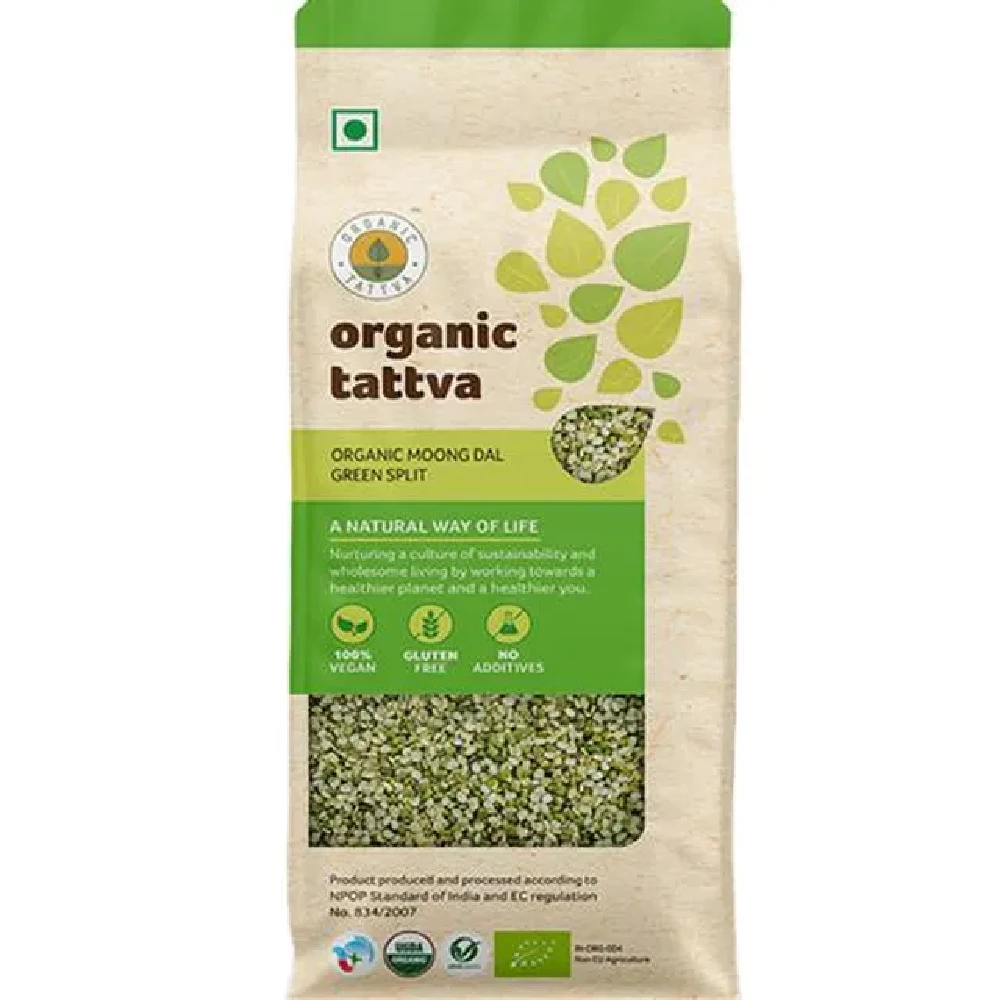 Organic Tattva Organic Moong Dal Green Split