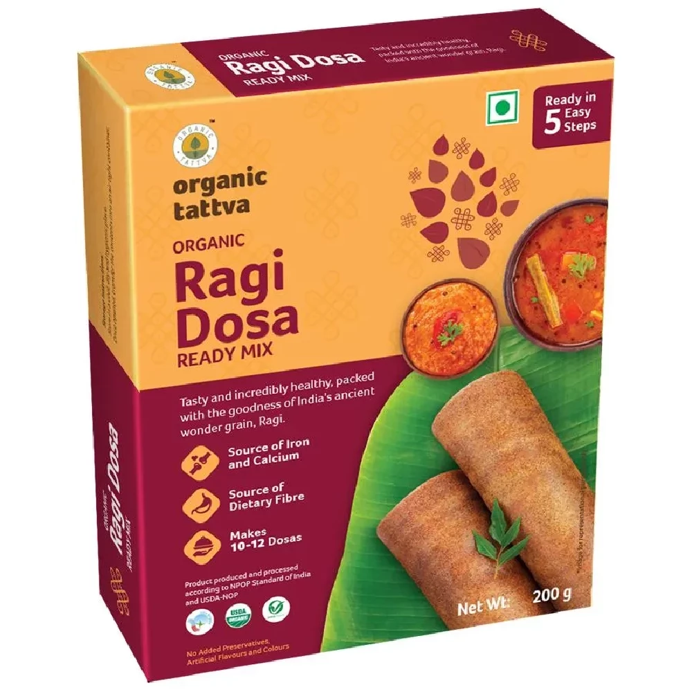 Organic Tattva Organic Ragi Dosa Ready Mix - Image 5