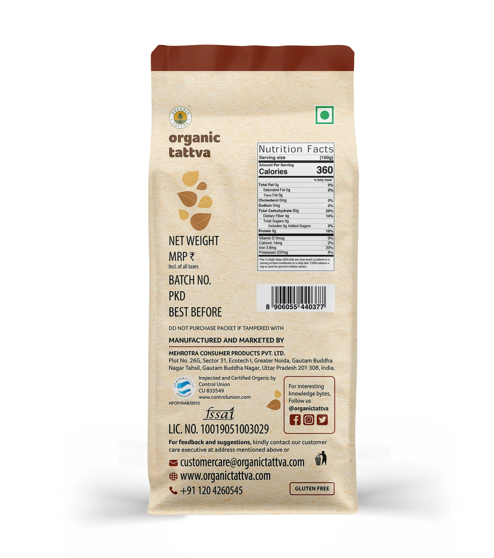 Organic Tattva Organic Ragi Whole - Image 3