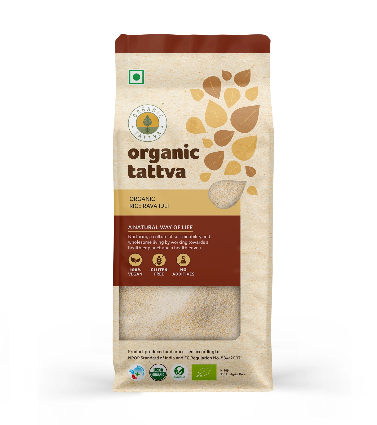 Organic Tattva Organic Rice Rava Idli - Image 1