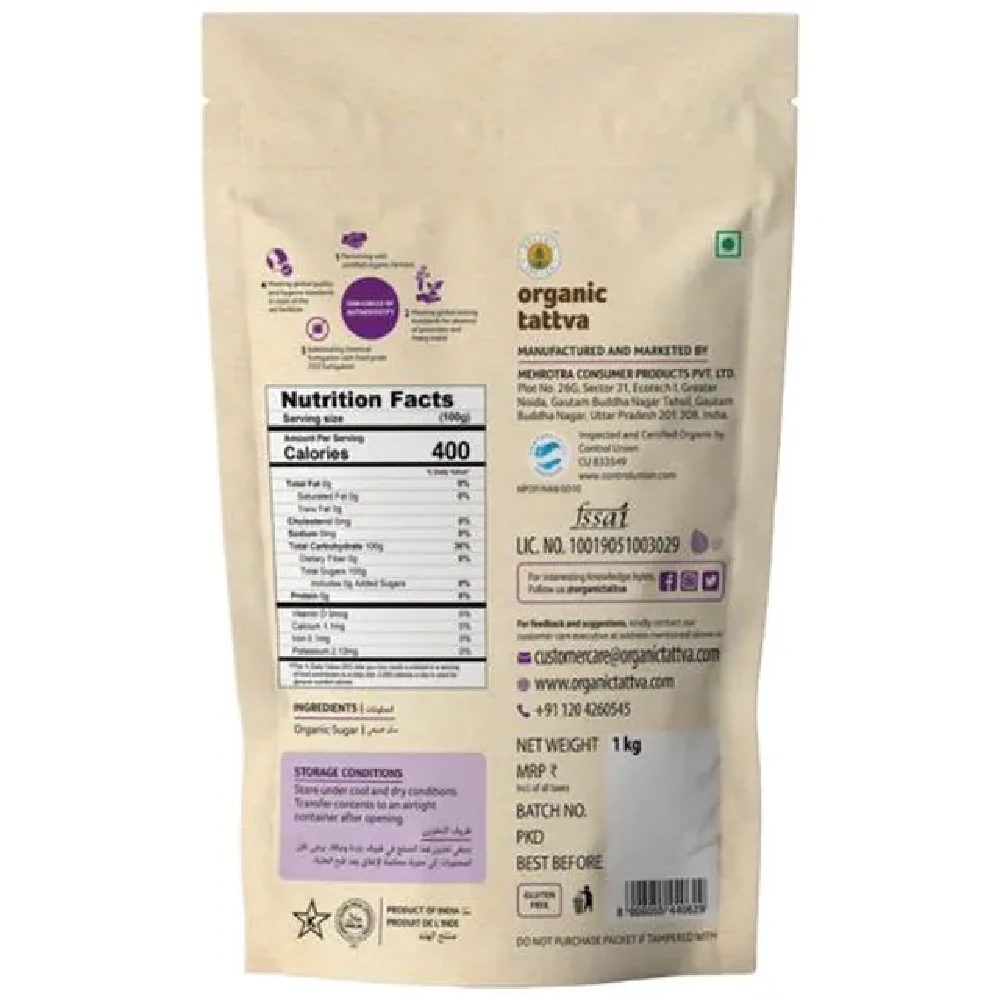 Organic Tattva Organic Sugar - Image 2