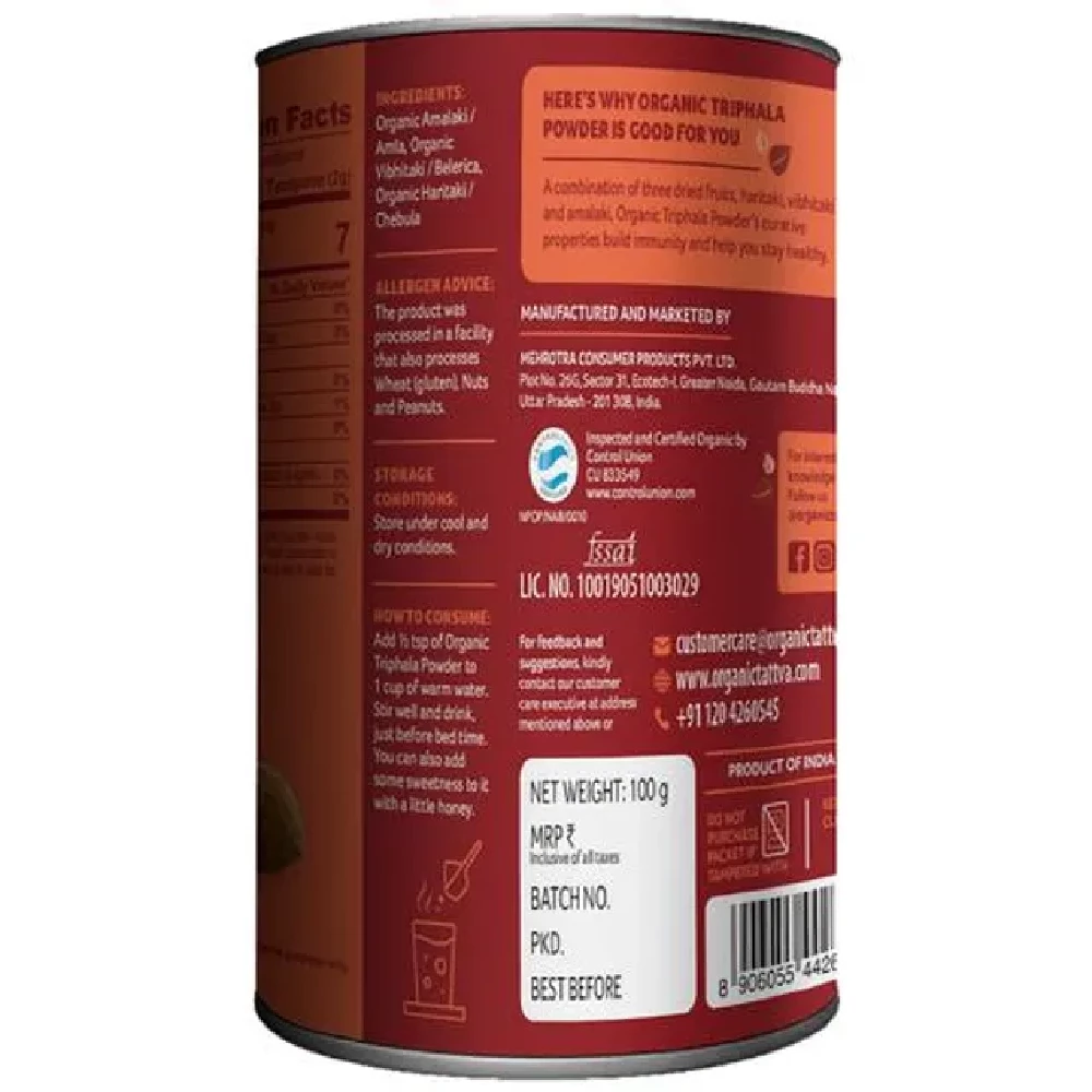 Organic Tattva Organic Triphala Powder - Image 2