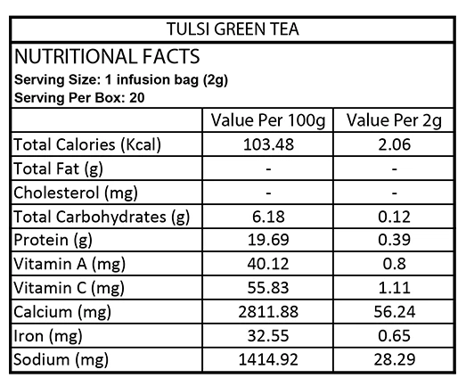 Organic Tattva Organic Tulsi Green Tea - Image 3