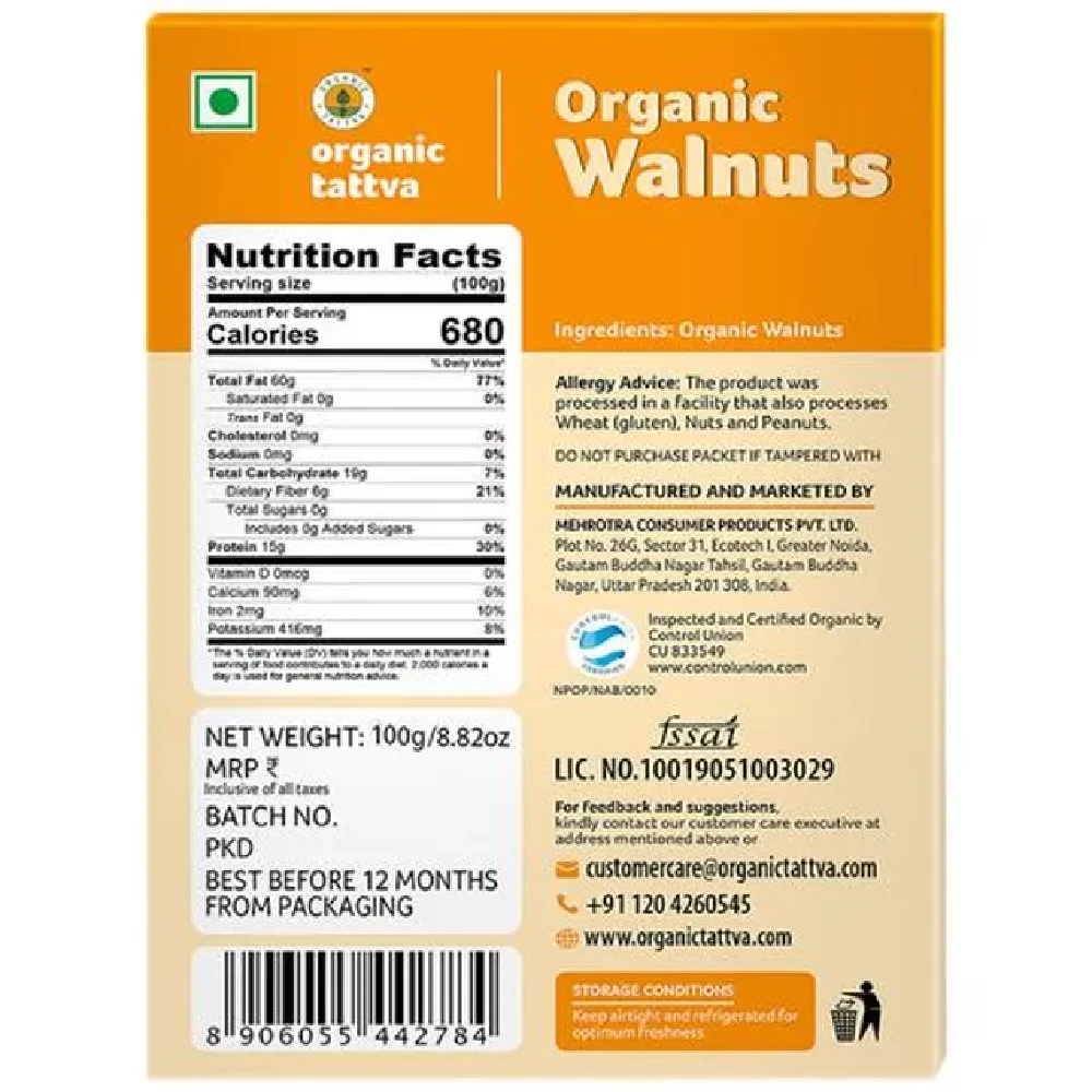 Organic Tattva Organic Walnuts - Image 2