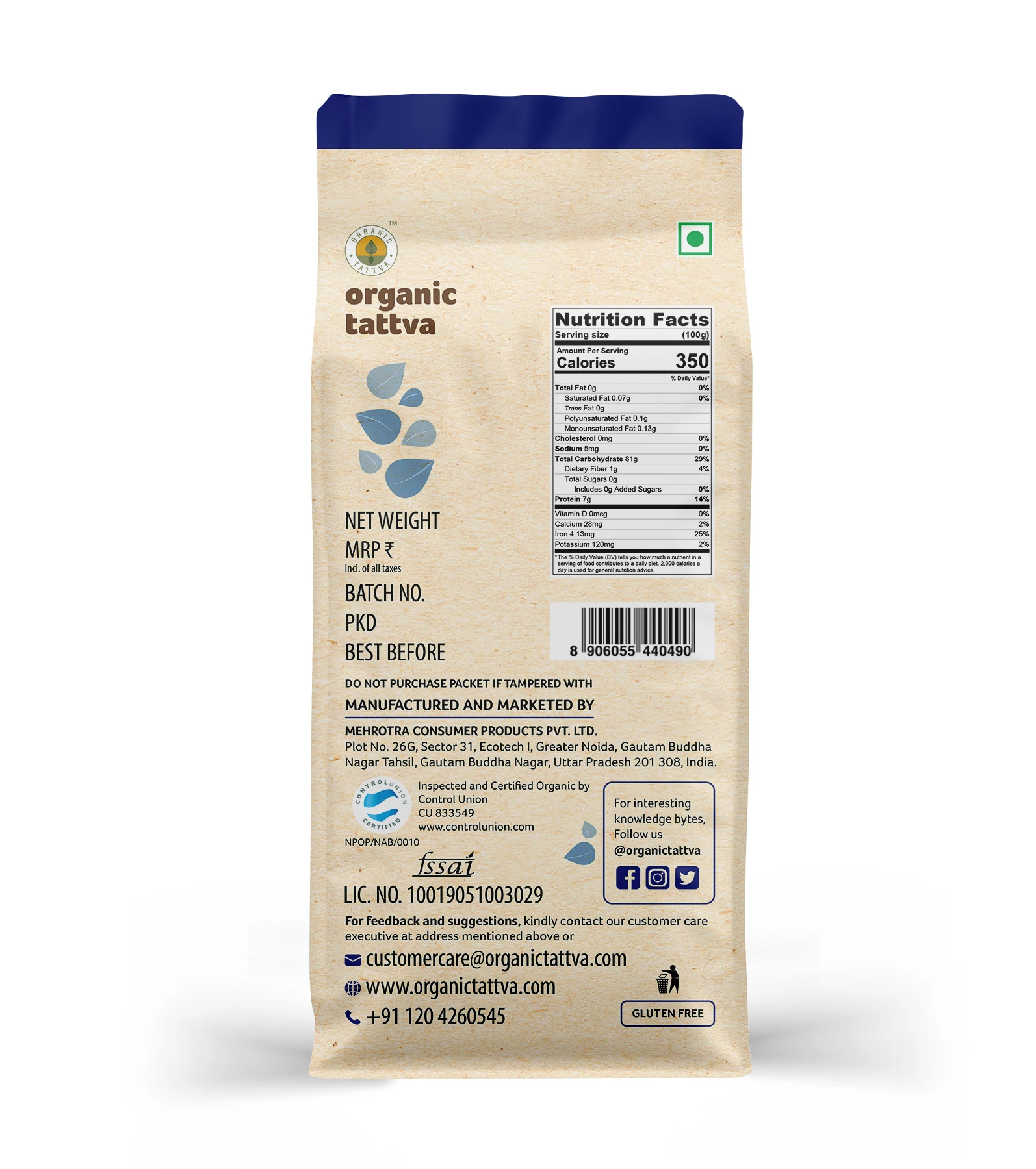 Organic Tattva Organic White Basmati Rice - Image 3