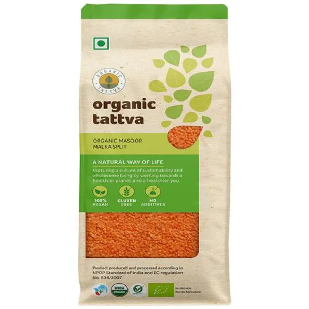 Organic Tattva Organic Masoor Malka Split