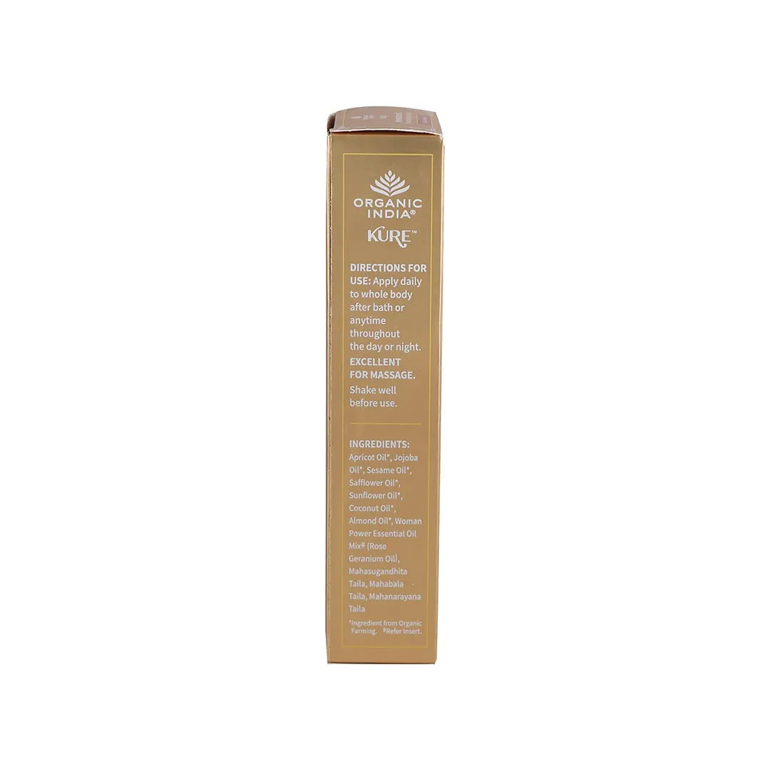 Organic India Women's Body Oil Rose Geranium - Image 3
