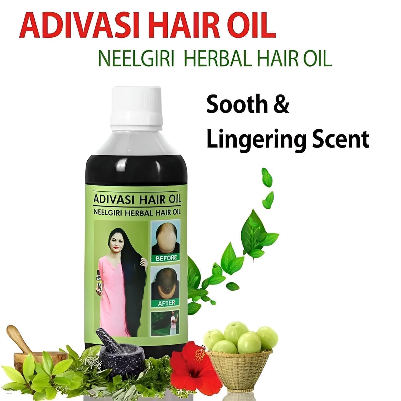 Original Adivasi Hair Growth Oil Original Adivasi Hair Growth Oil-Pack Size-Pack of 2