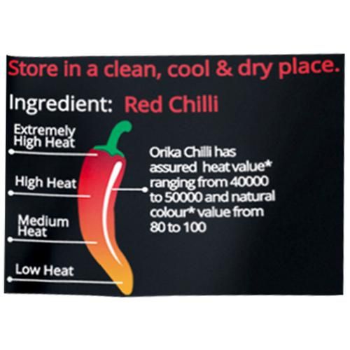 Orika Hot Red Chilli Powder - Made From High Heat Value Chillies - Image 3