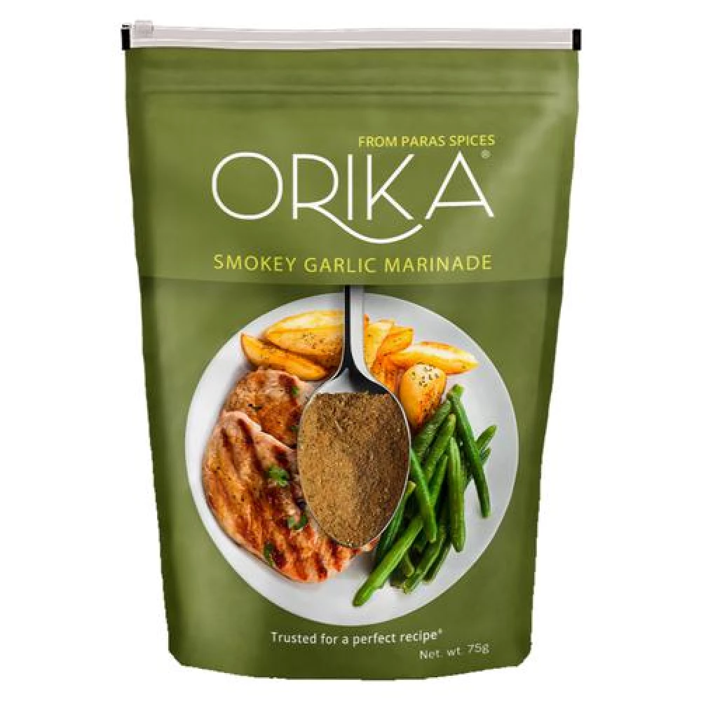 Orika Smokey Garlic Marinade Orika Smokey Garlic Marinade--75 g Standy pouch
