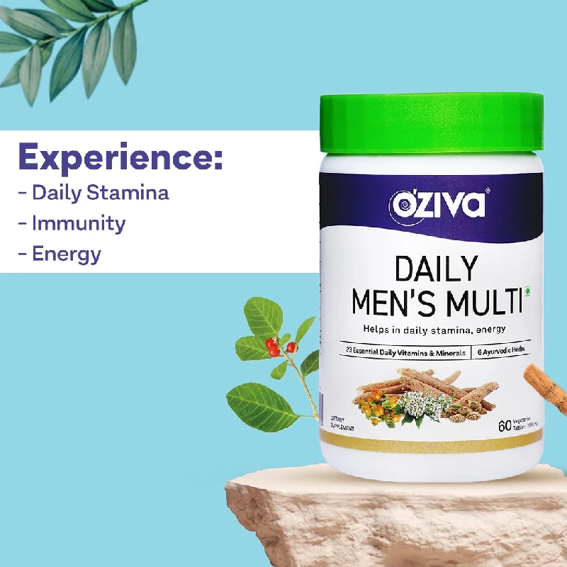 Oziva Natural Multivitamin Tablets For Men - Image 2