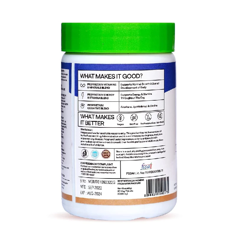 Oziva Natural Multivitamin Tablets For Men - Image 4