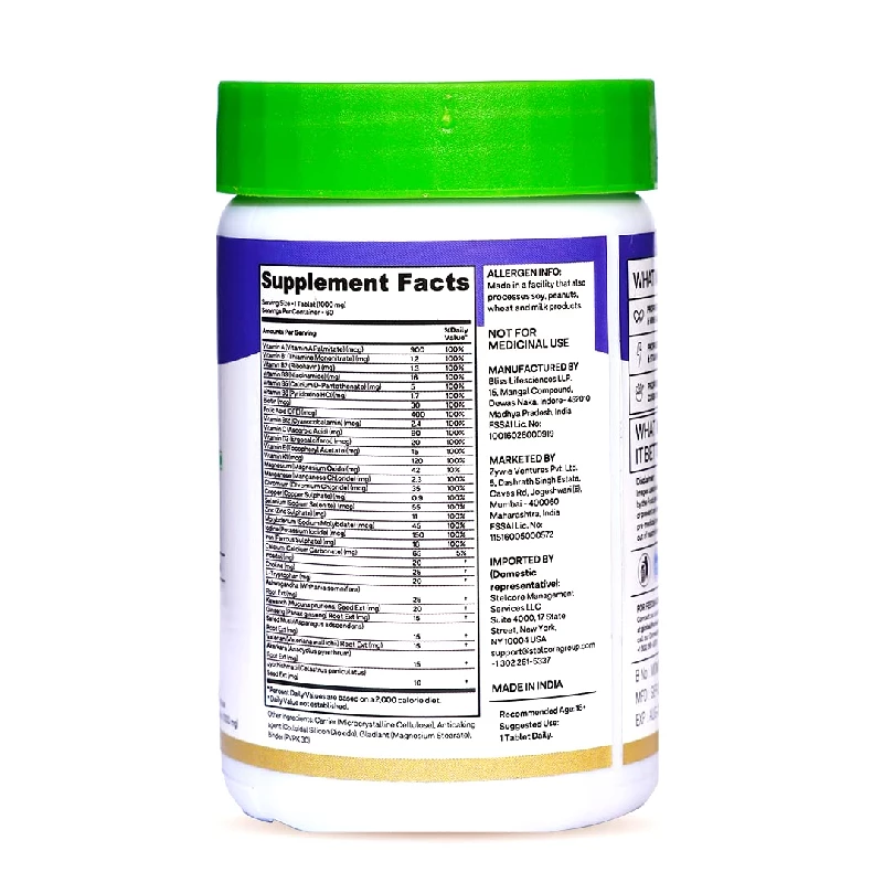 Oziva Natural Multivitamin Tablets For Men - Image 5