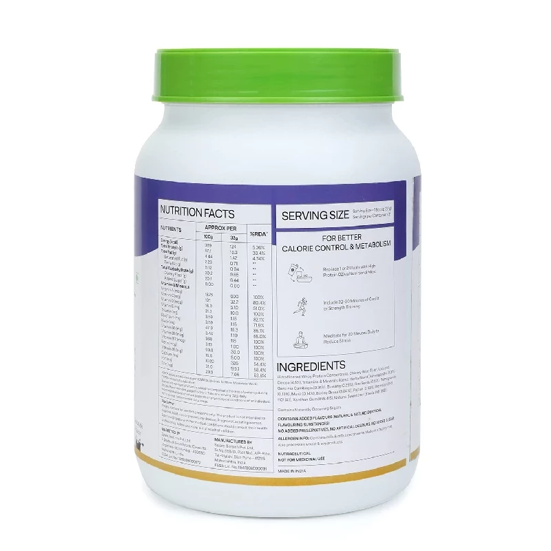 Oziva Nutritional Meal for Men Meal Replacement Shake for Weight Management Chocolate - Image 4