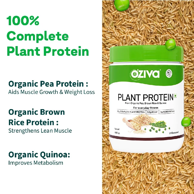 Oziva Organic Plant Protein Powder for Men & Women - Image 7